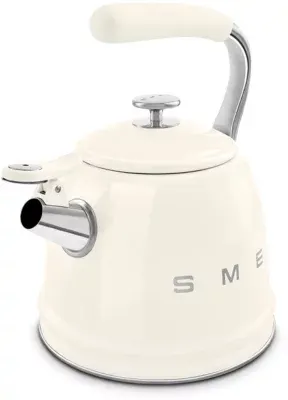 Smeg - Bouilloire Sifflante 2.3l Crème — vue 9