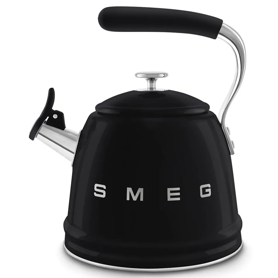 Smeg - Bouilloire Sifflante 2.3l Noir — vue 2