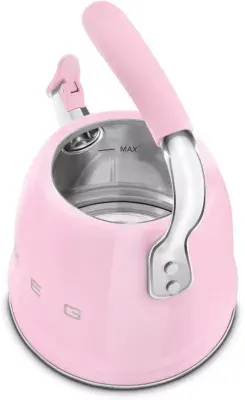 Smeg - Bouilloire Sifflante 2.3l Rose — vue 10