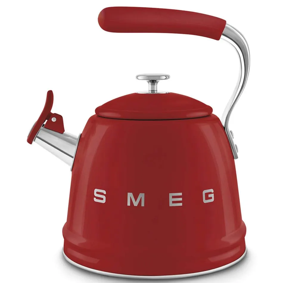 Smeg - Bouilloire Sifflante 2.3l Rouge — vue 2