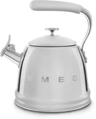 Smeg - Bouilloire Sifflante 2.3l Silver — coloris Inox