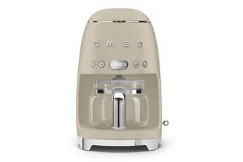 Smeg - Cafetière Filtre Dcf02mlmeu Années 50 Beige Lin — vue 4