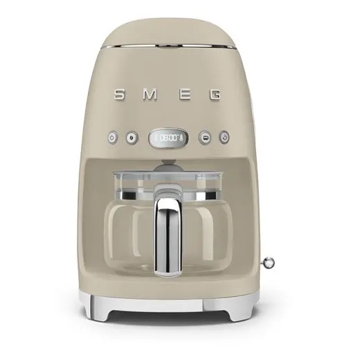Smeg - Cafetière Filtre Dcf02mlmeu Années 50 Beige Lin — vue 3