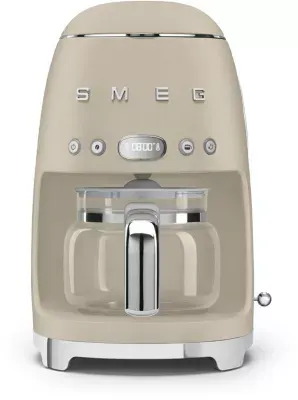 Smeg - Cafetière Filtre Dcf02mlmeu Années 50 Beige Lin