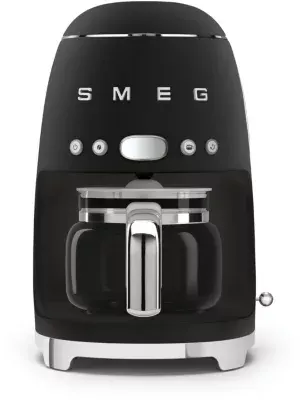 Smeg - Cafetière Filtre Noir Mat Dcf02blmeu