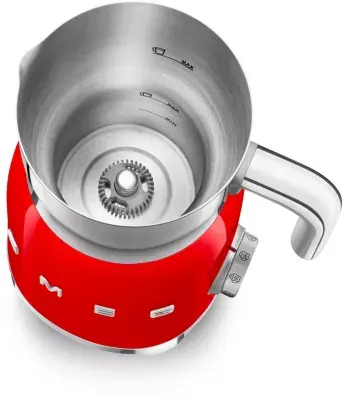Smeg - Chocolatière Mff11rdeu Rouge — vue 7