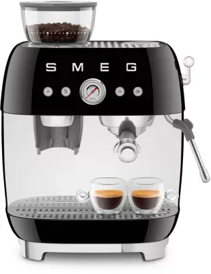 Smeg - Expresso Broyeur Egf03bleu Black — vue 10