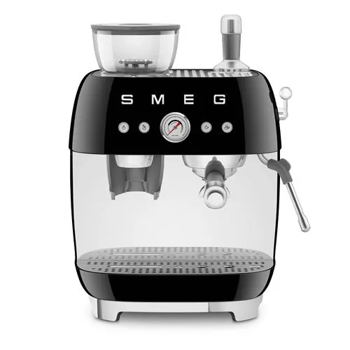 Smeg - Expresso Broyeur Egf03bleu Black — vue 3