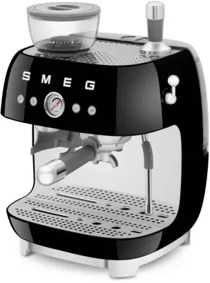 Smeg - Expresso Broyeur Egf03bleu Black — vue 5