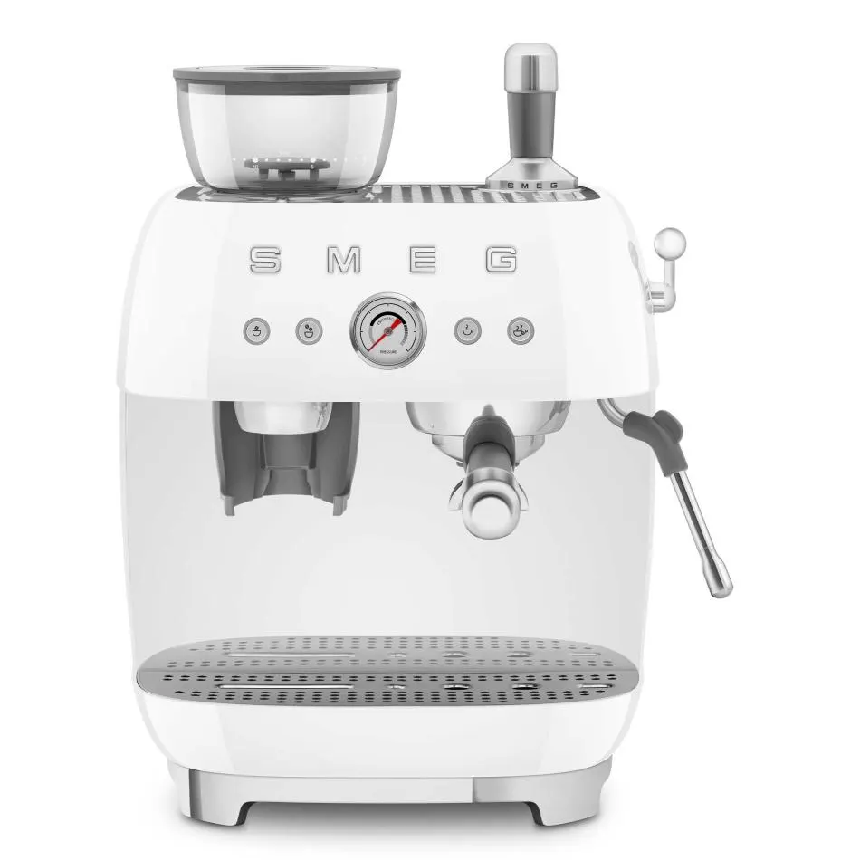 Smeg - Expresso Broyeur Egf03wheu Blanc — vue 2