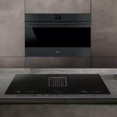 Smeg - Four Encastrable Sfp9302tn - Pyrolyse - Chaleur Pulsée - Porte Froide - Rails Télescopiques — vue 4