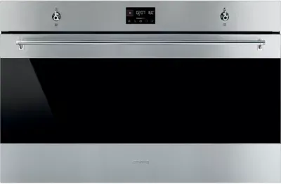Smeg - Four Encastrable Sfp9302tx - Pyrolyse - Chaleur Pulsée - Porte Froide - Rails Télescopiques