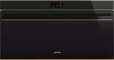 Smeg - Four Encastrable Sfpr9604tnr - Pyrolyse - Chaleur Pulsée - Porte Froide - Rails Télescopiques - Écran Tactile
