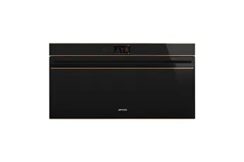 Smeg - Four Encastrable Sfpr9604tnr - Pyrolyse - Chaleur Pulsée - Porte Froide - Rails Télescopiques - Écran Tactile — vue 2