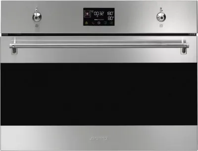 Smeg - Four Encastrable So4302s3x - Combiné Vapeur - Chaleur Tournante - Hydrolyse