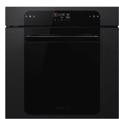 Smeg - Four Micro Onde Combiné So6202m2b - Combiné Micro-Ondes - Hydrolyse - Porte Froide - Rails Télescopiques
