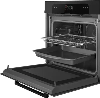 Smeg - Four Micro Onde Combiné So6202m2b - Combiné Micro-Ondes - Hydrolyse - Porte Froide - Rails Télescopiques — vue 9