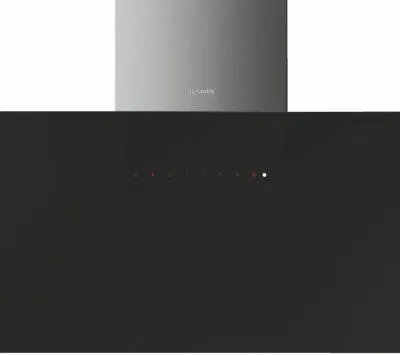 Smeg - Hotte Décorative Murale Inclinée Kicv90bl2 — vue 3