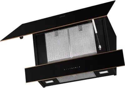 Smeg - Hotte Décorative Murale Inclinée Kv694r — vue 5