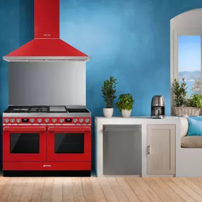Smeg - Hotte Décorative Murale Kpf12rd — vue 4