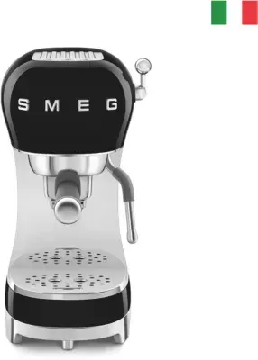 Smeg - Machine À Expresso Ecf02bleu — coloris Noir