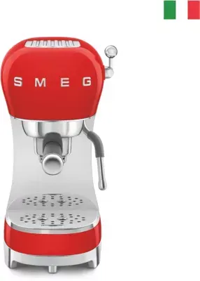 Smeg - Machine À Expresso Ecf02rdeu — coloris Rouge