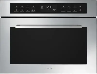 Smeg - Micro Ondes Combiné Encastrable Sf4400mcx1