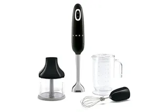 Smeg - Mixeur Hbf03bleu Noir — vue 4