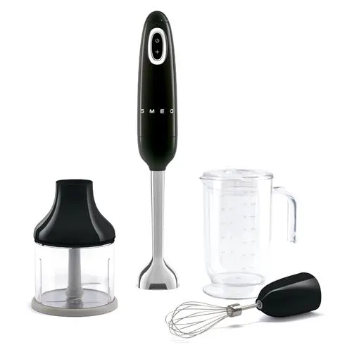Smeg - Mixeur Hbf03bleu Noir — vue 3