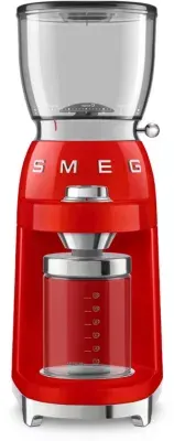 Smeg - Moulin À Café Cgf11rdeu Rouge Années 50