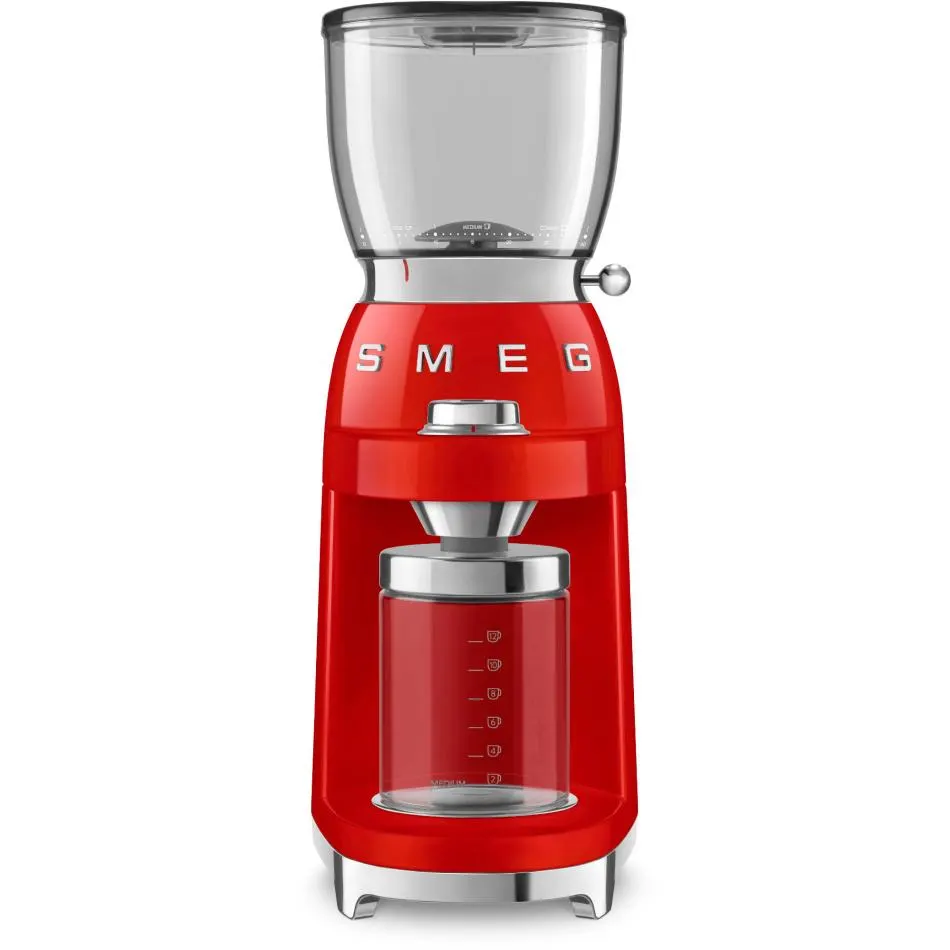 Smeg - Moulin À Café Cgf11rdeu Rouge Années 50 — vue 2