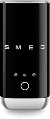Smeg - Mousseur À Lait Noir Années 50 Mff02bleu