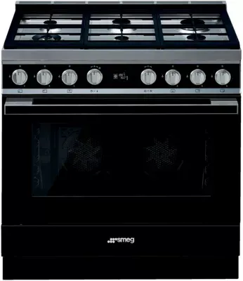 Smeg - Piano De Cuisson Gaz Cpf9gpbl
