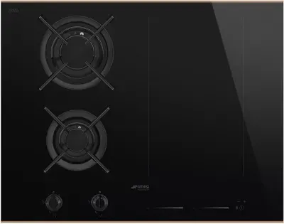 Smeg - Plaque Mixte Induction Gaz Pm6643r