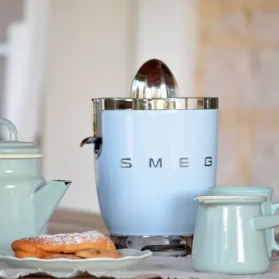 Smeg - Presse-Agrumes Cjf11pbeu Bleu — vue 8