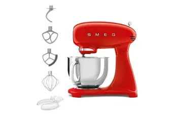 Smeg - Robot Pâtissier Smf05rdeu Rouge — vue 4