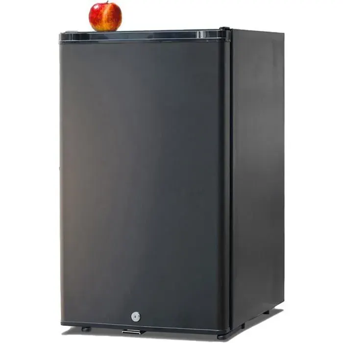 SMETA Frigo 12V 220V- 50L-Frigo 12V Camping Car avec Serrure et Porte Réversible-Réfrigérateur Silencieux pour Camping Voiture