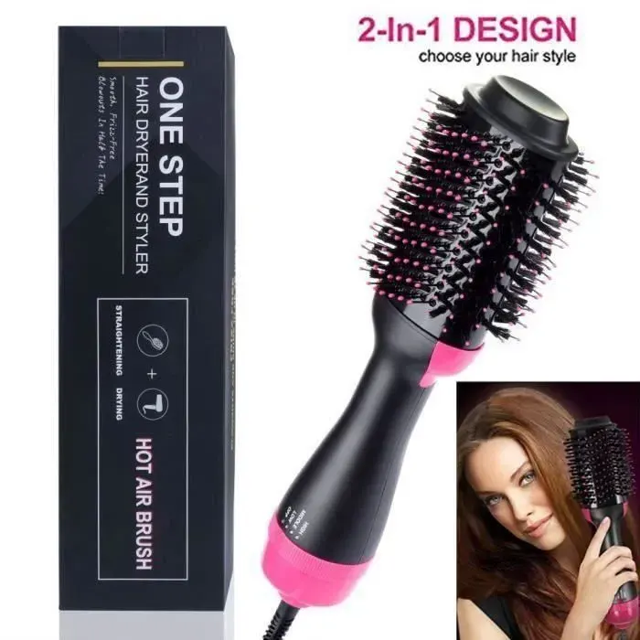 SMRT Brosse Soufflante Rotative Sèche-Cheveux Brosse à Cheveux Fer à BROSSE SOUFFLANTE