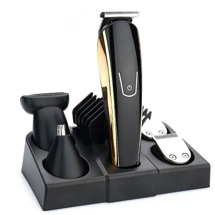 SMRT Tondeuse électrique 5 en 1 Rasoir Homme Cheveux Barbe Rasage Poils du Corps Nez Oreille Professionnelle V TONDEUSE POUR ANIMAL
