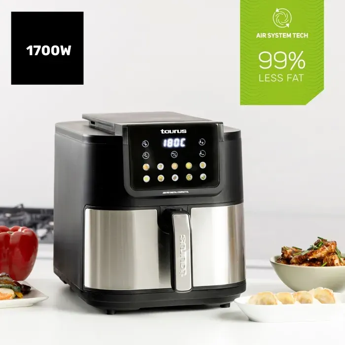 Solac Léviter Gourmet G55 Friteuse Sans Huile 55L 8 Programmes Écran Digital 80–200°C