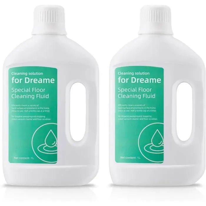 Solution de nettoyage 2000ml pour les aspirateurs robot Dreame L10 Ultra/L20 Ultra/L30 Ultra/L40 Ultra/L50 Ultra/X50 Ultra/X40 Ultra
