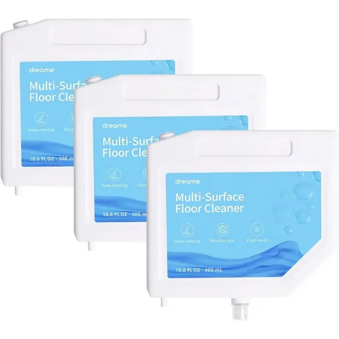 Solution de nettoyage liquide adapté à tous les sols durs tels que le boisle carrelage et le marbre300ml x 3 Pcs