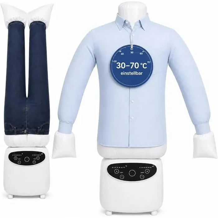 Sommertal Mannequin de Repassage Gentleman - Machine à Repasser Automatique pour Chemises Chemisiers T-shirts et Pantalons