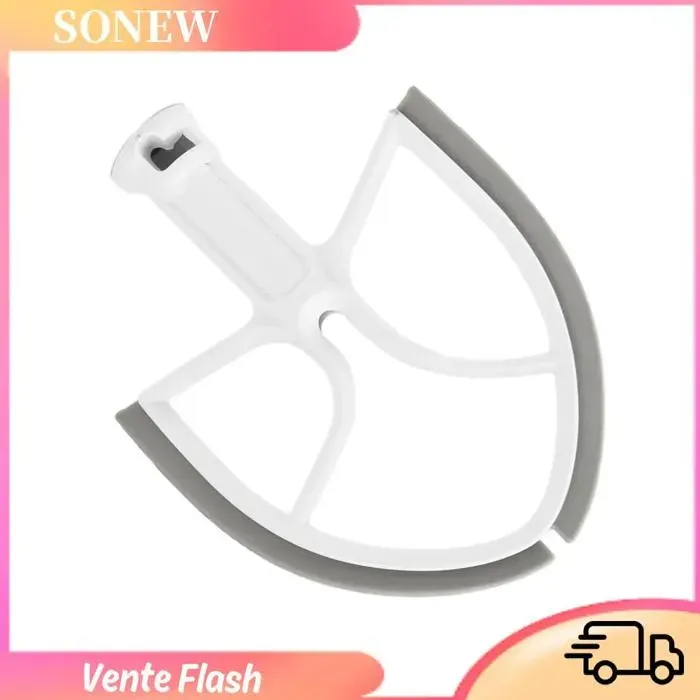 Sonew Batteur de bord Batteur Batteur sur Socle à Tête Plate Tête de Mélange Fouet avec Bord en electromenager melangeur