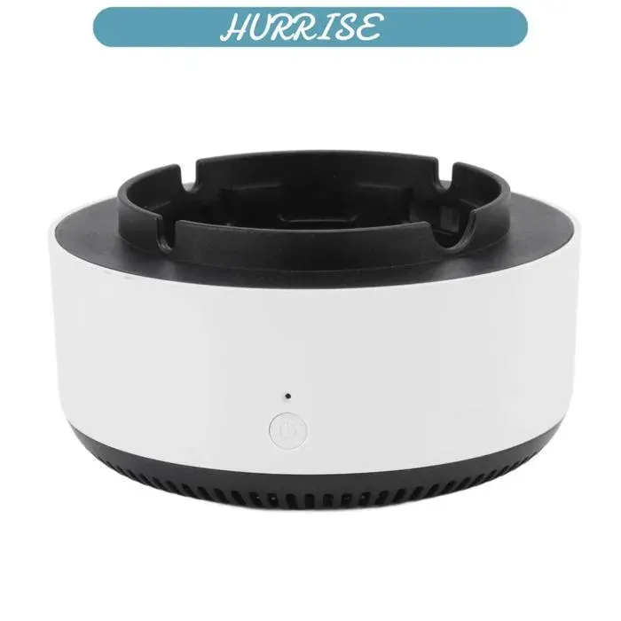 Sonew cendrier sans fumée Cendrier intelligent auto-extinguible petit purificateur dair multifonctionnel pour Noir