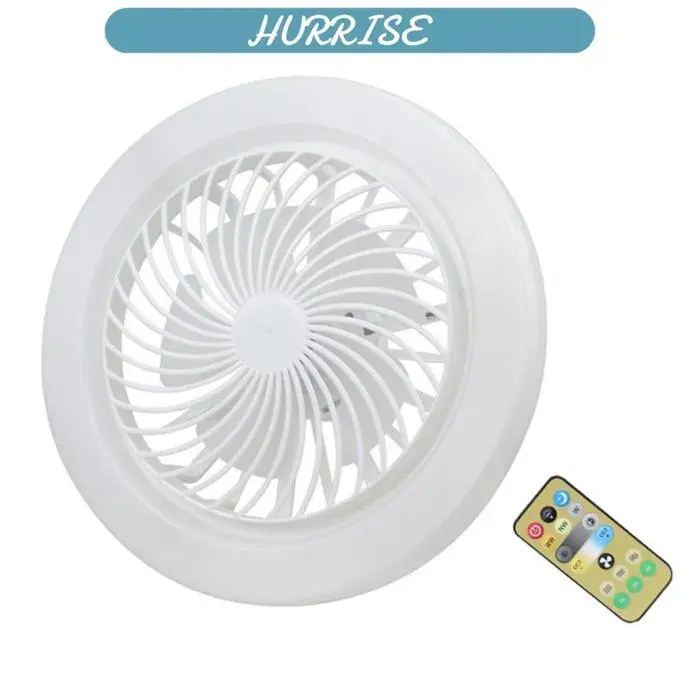 Sonew Lumière de ventilateur à LED Petit ventilateur E27 Ventilateur de plafond deco plafonnier 3 couleurs de lumière