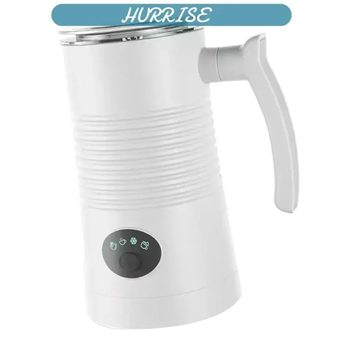 Sonew mousseur à lait et cuiseur vapeur Mousseur à Lait 4 En 1 Machine à Mousse electromenager cafetiere Prise UE Prise UE blanche