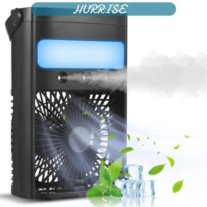 Sonew ventilateur de gel Climatiseur Portable Ventilateur de Refroidissement 700 Ml electromenager ventilateur Noir