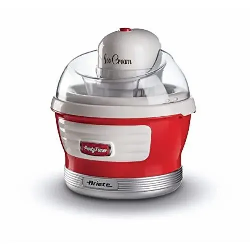 Sorbetière - ARIETE - 643 - 15 L - 150 Watt - Couvercle transparent