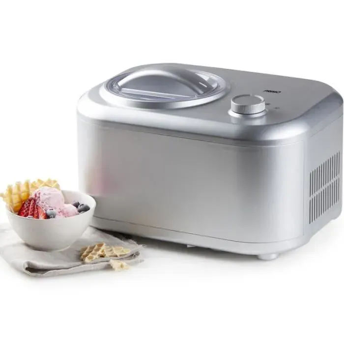 Sorbetière automatique PRIMO PR406IM - 1 L - Argent - crème glacée sorbet yaourt glacé